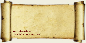 Lana Isailović vizit kartica